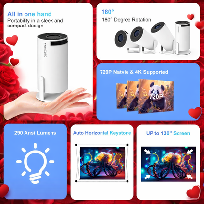 Cinematic Projector Portable Home™